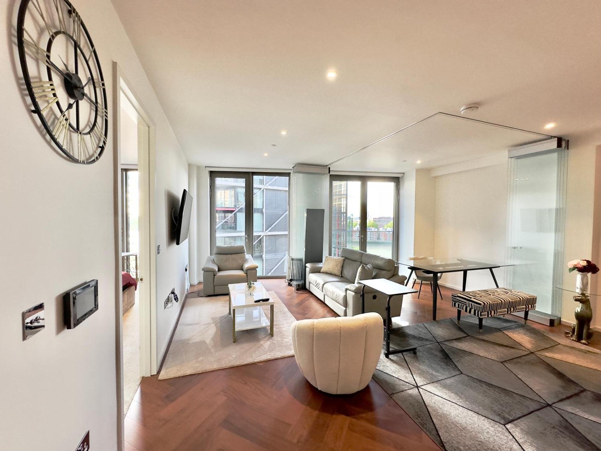Lavish Penthouse River View Fast Wifi - Luxurylondonstays Dış mekan fotoğraf
