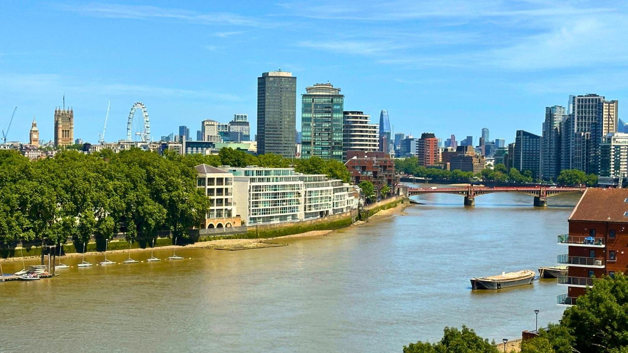 Lavish Penthouse River View Fast Wifi - Luxurylondonstays Dış mekan fotoğraf